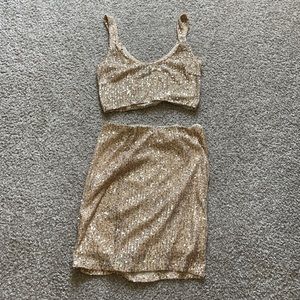 Two Piece Sequin Set